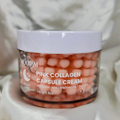 Mooyam Pink Collagen Capsule Cream Night Care