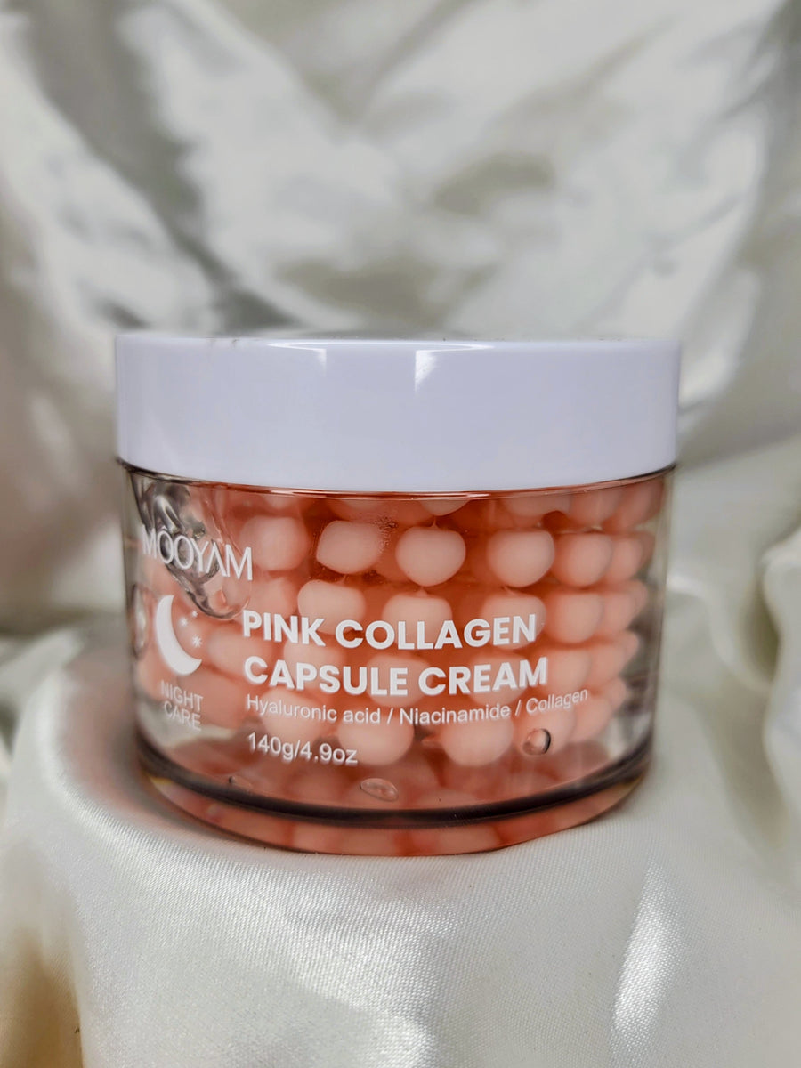 Mooyam Pink Collagen Capsule Cream Night Care