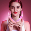 LED Photon Therapy Vibration Facial Slimming Massager